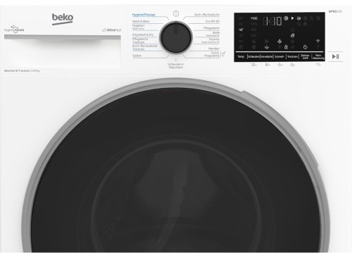 Beko 12/8 kg B3DFT512447W – Mașină de spălat rufe cu uscător, clasa A spălare / D spălare și uscare, import Germania 🇩🇪
